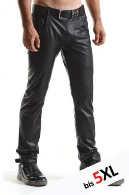 Lange Herren Hose RMVittorio001 von Regnes Fetish Planet schwarz