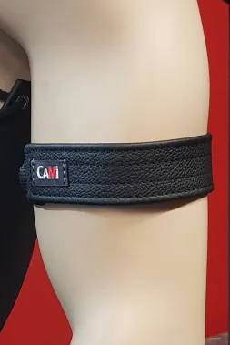 Leder Oberarmband 01-1N schwarz