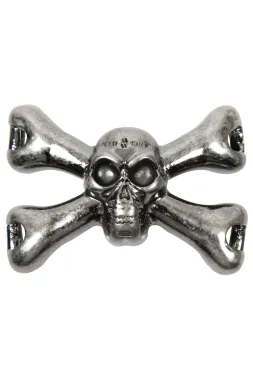 NewRock Schnür-Totenkopf